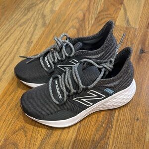 New Balance Charcoal and White Running Shoes